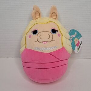 Squishmallow Disney The Muppets Miss Piggy Stuffed Animal Plush 8" NWT